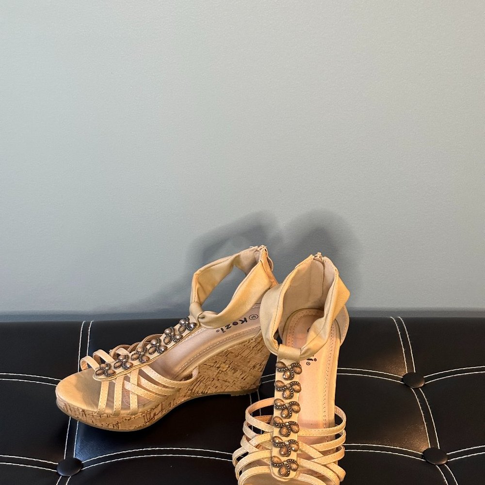 Kozi Wedge Heel Sandal